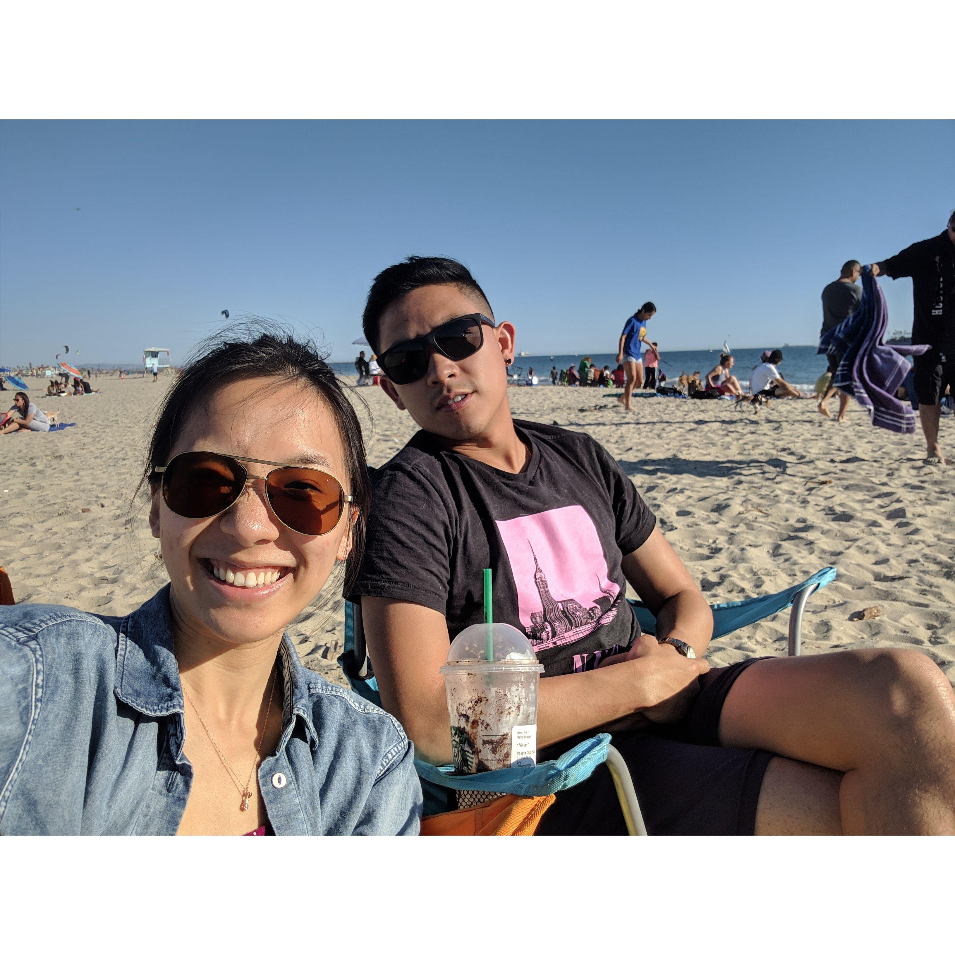 beach bum days in LA