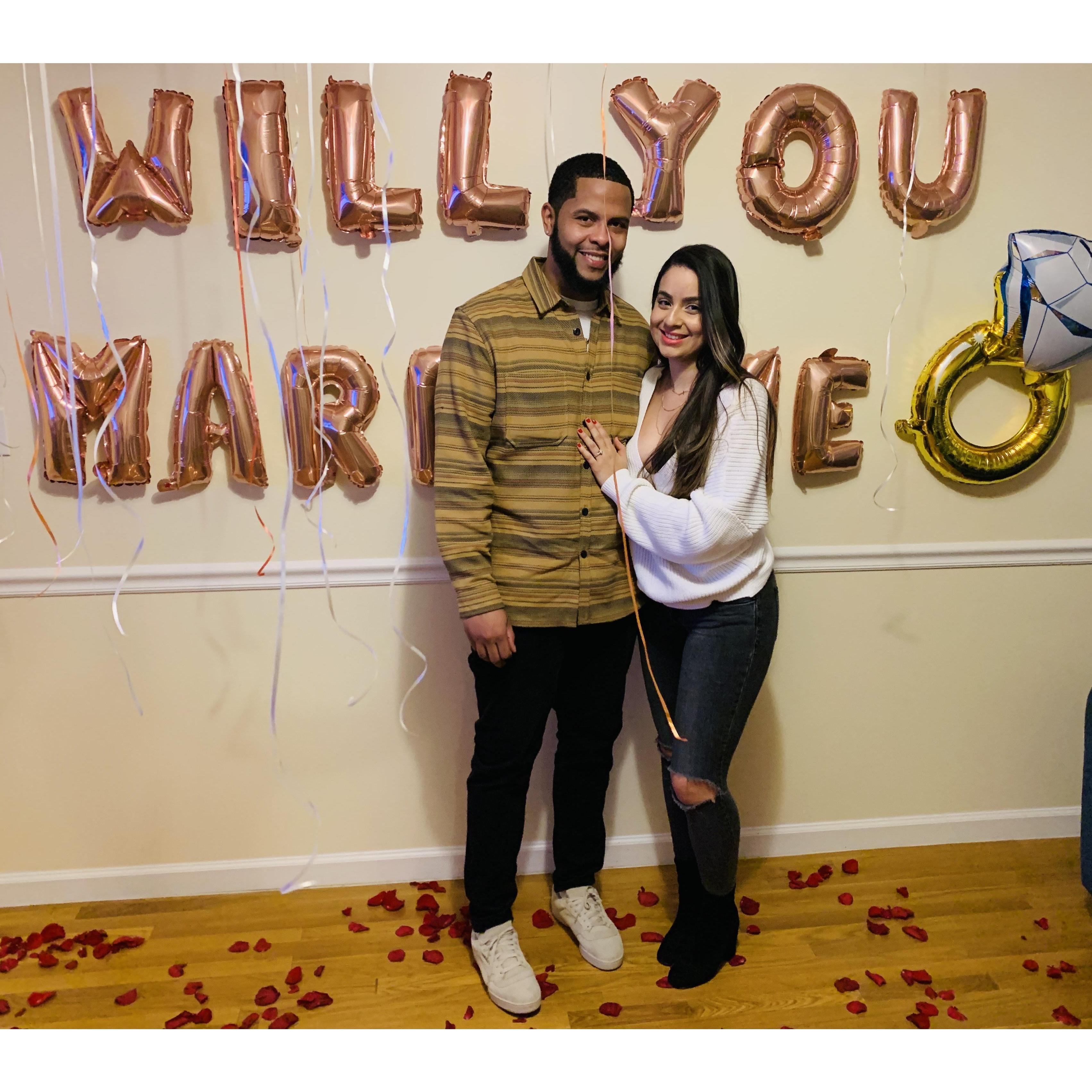 I said YES!
