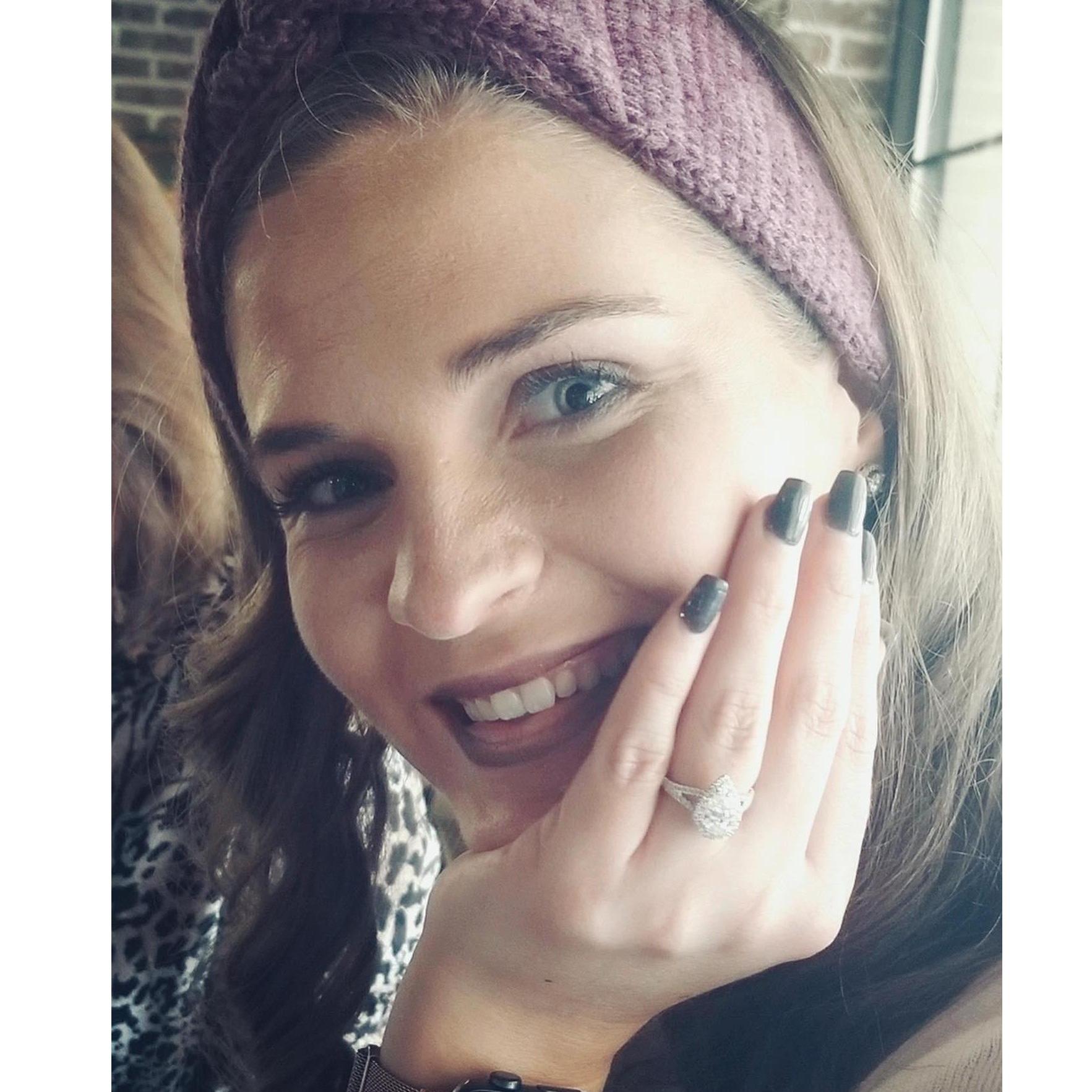 20 minutes after Adam asked me to spend the rest of my life with him! I was in shock & on cloud-9.