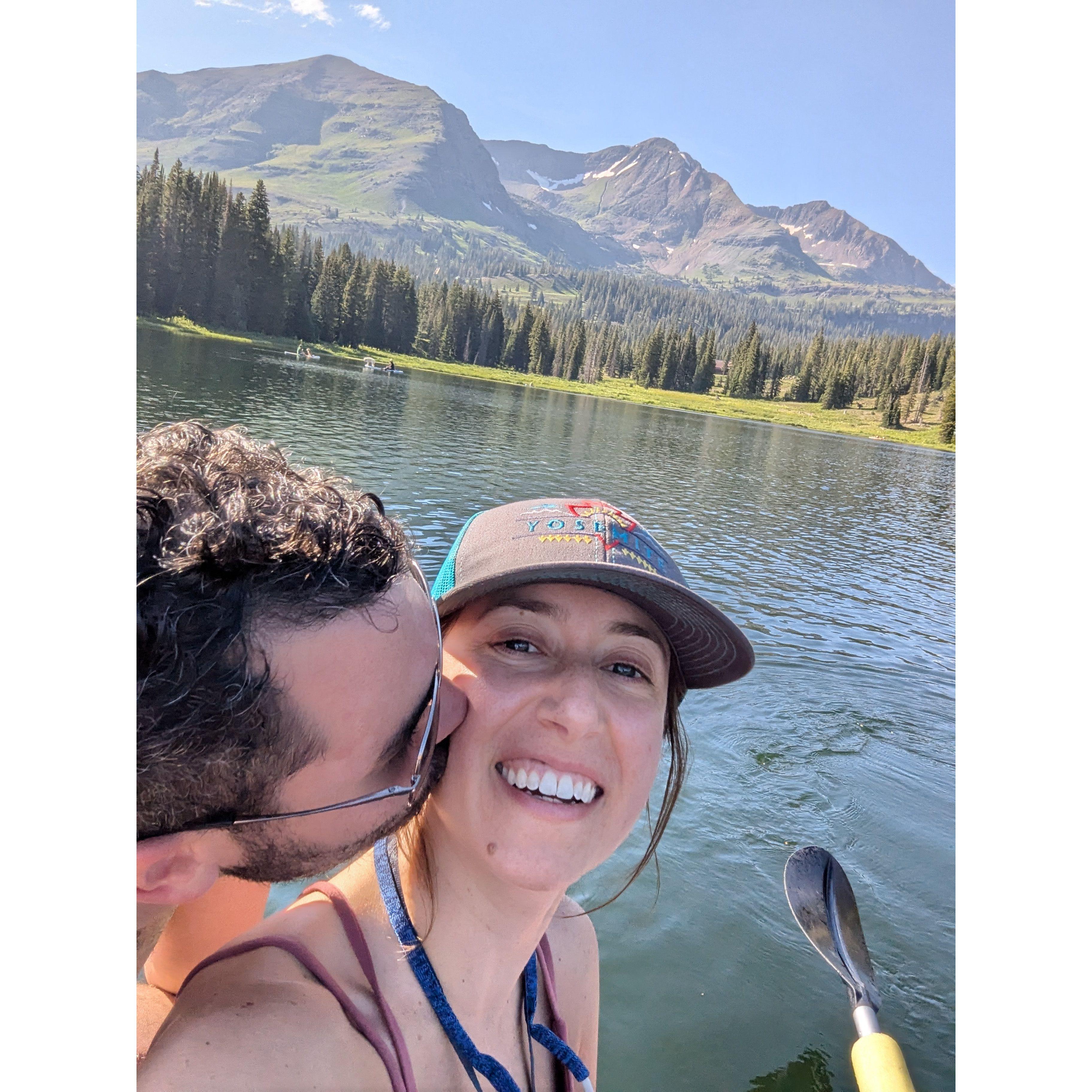 Kayaking in Crested Butte.