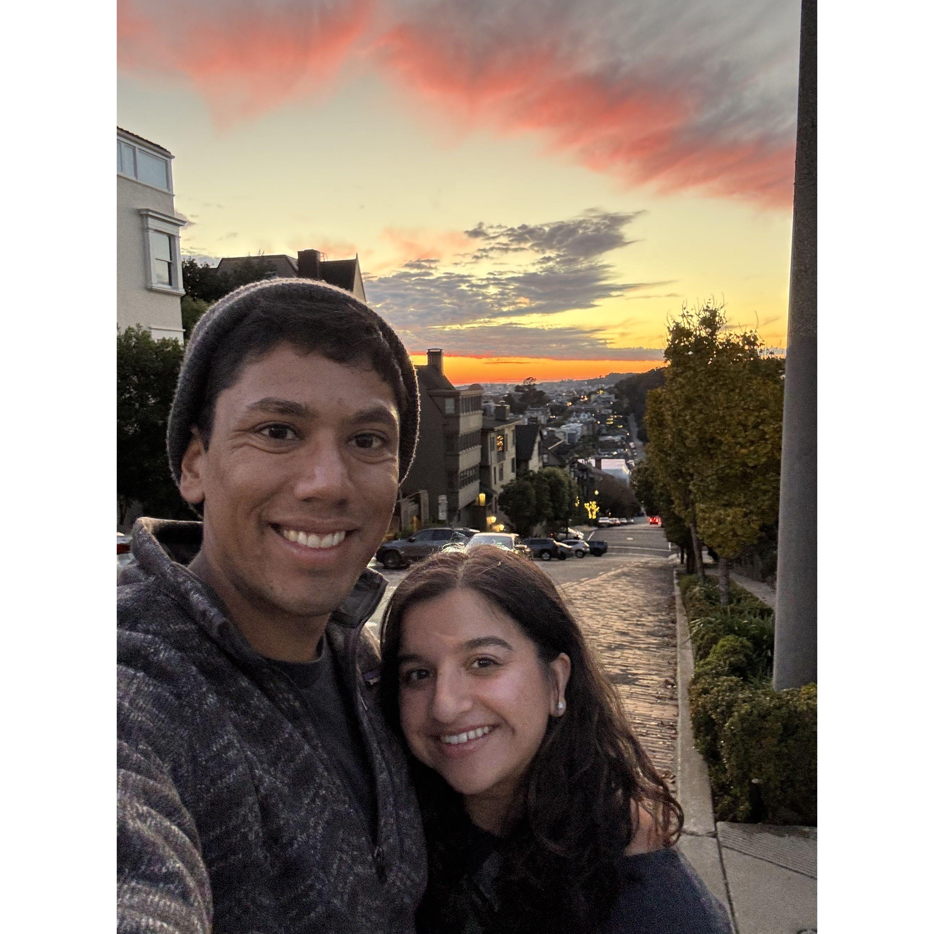 At home enjoying our city - SF!