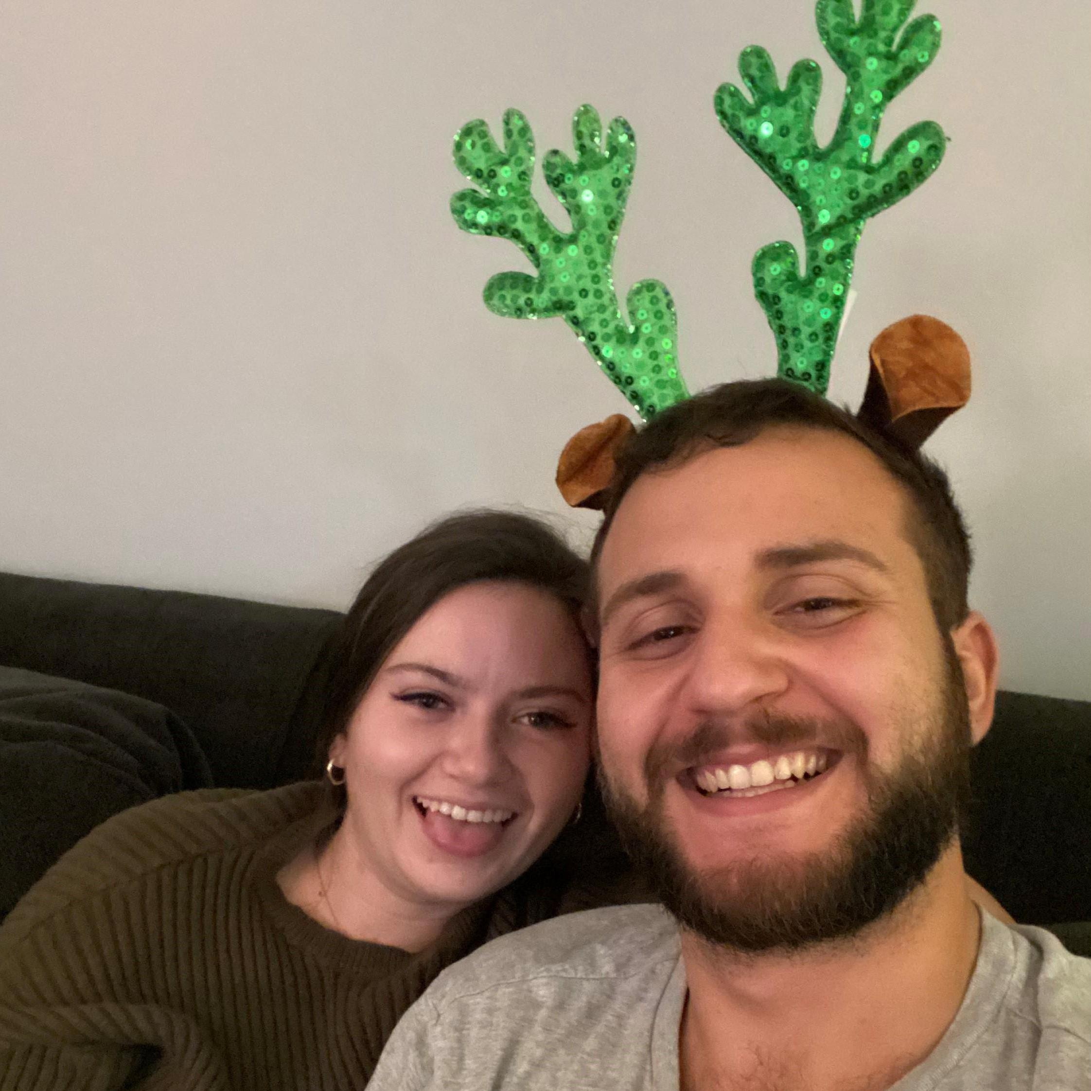 Our first Christmas together.