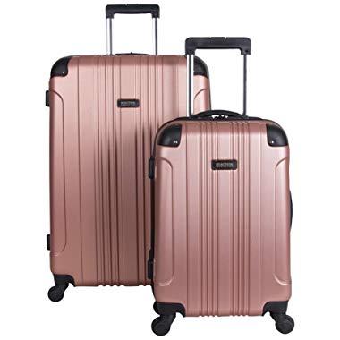 Kenneth Cole Reaction Out Of Bounds 2-Piece Lightweight Hardside 4-Wheel Spinner Luggage Set: 20" Carry-On & 28" Checked Suitcase