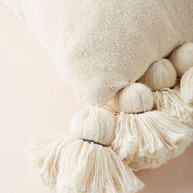 Tasseled Chenille Nadia Pillow