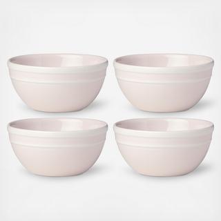 Sculpted Stripe Cereal Bowl, Set of 4
