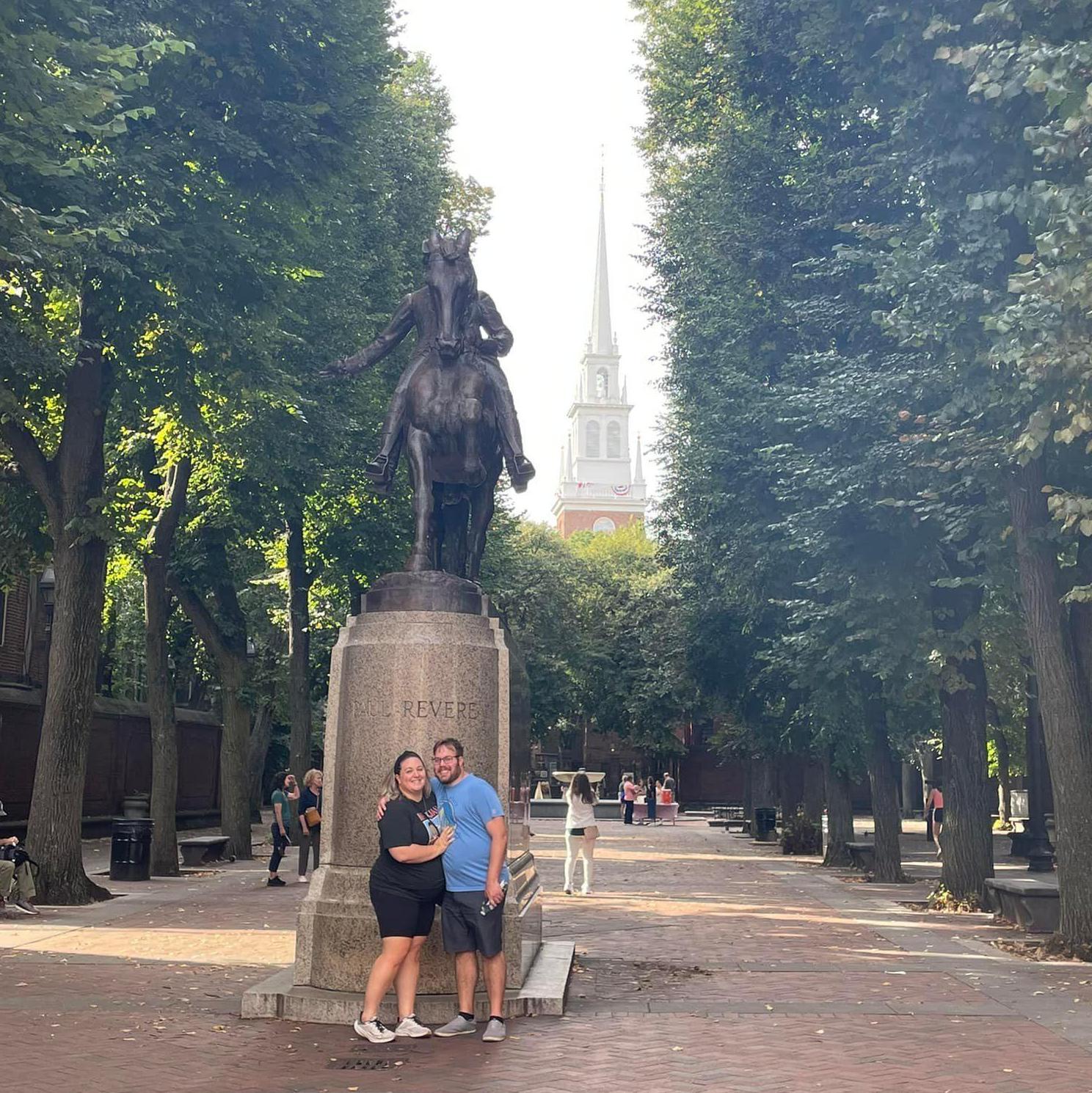 Paul Revere's house in Boston.