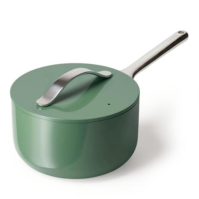 Caraway Non Toxic Ceramic Non Stick Saucepan & Lid
