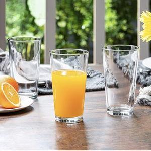 Drinking Glasses - Set of 10-16oz. Glass Cups