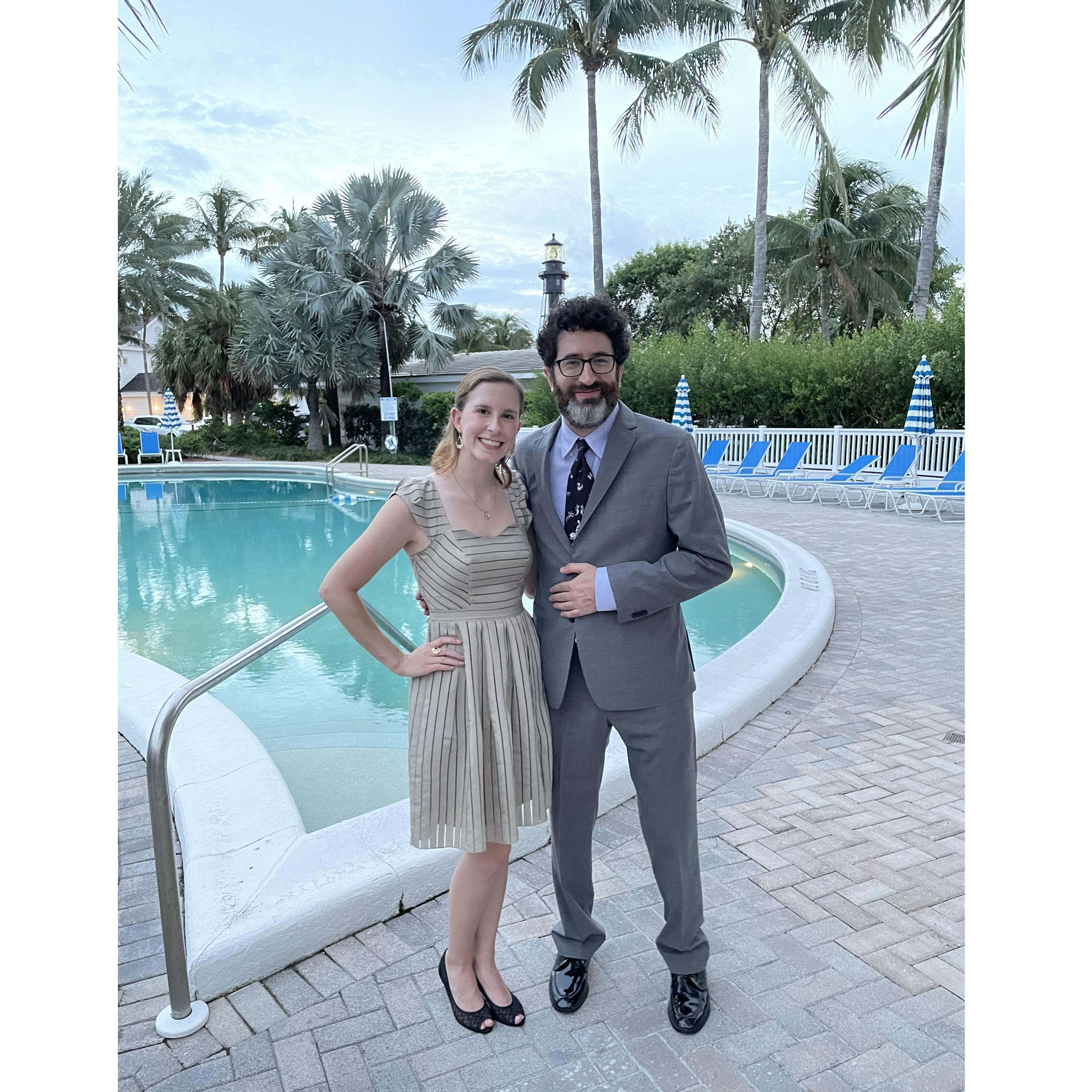 At a friend’s wedding, October 2022.