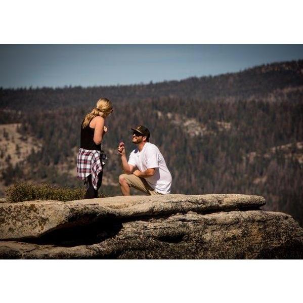 The Proposal!!! Yes,  Dana was completely oblivious and did not know this was happening. The best surprise!