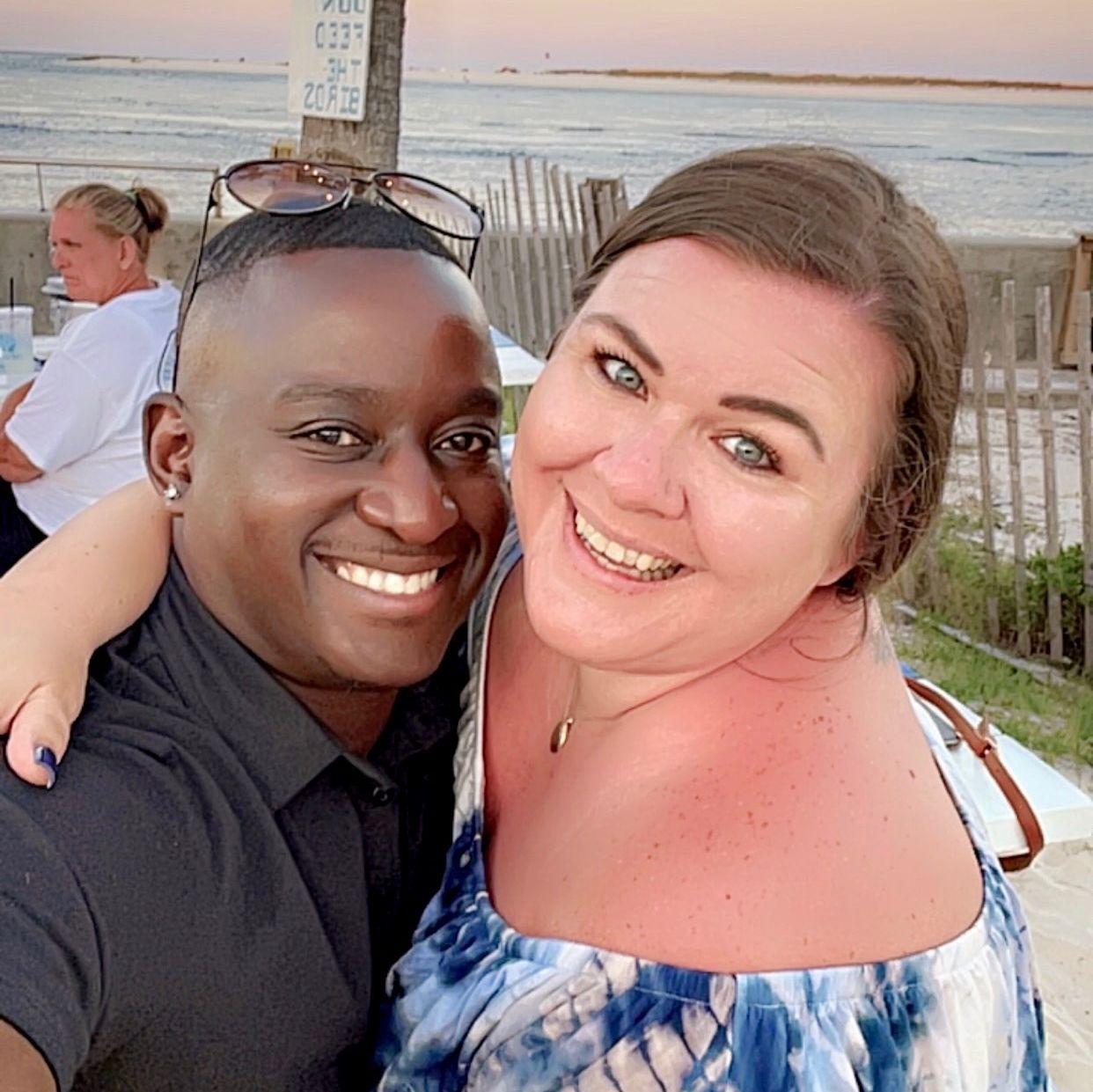 We love each other and the beach, if you can't tell lol!
