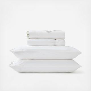 Scallop Edge 4-Piece Sheet Set