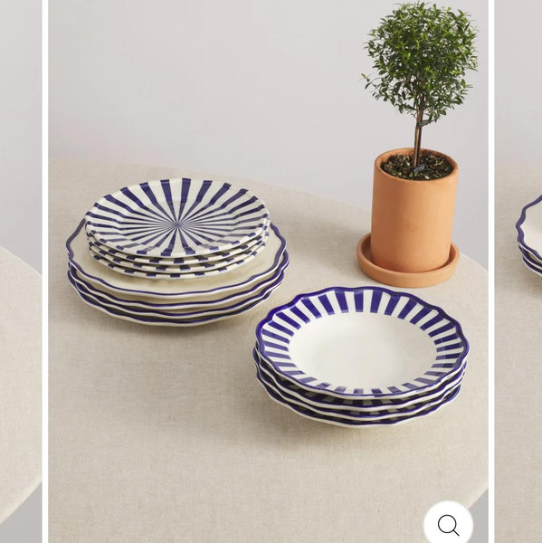 12 Piece Mixed Dinnerware Set with Pasta Bowl - JMR