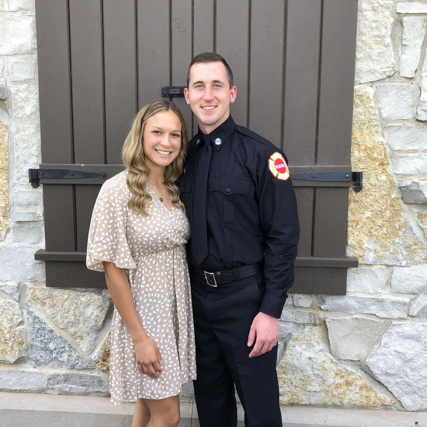 Blake's fire academy graduation!