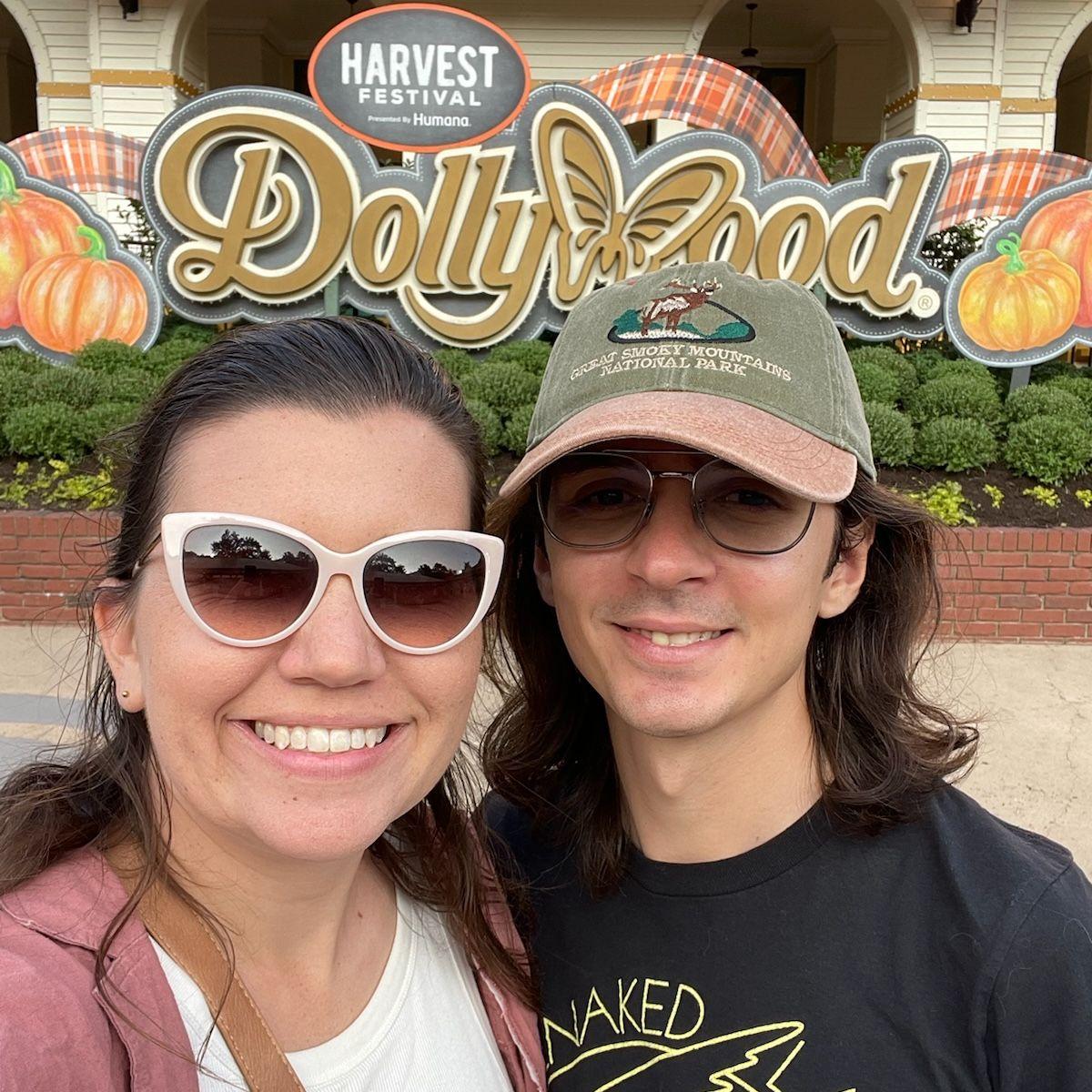Our first anniversary trip was to Gatlinburg where we stayed in a cozy cabin and visited Dollywood and Great Smoky Mountains National Park.