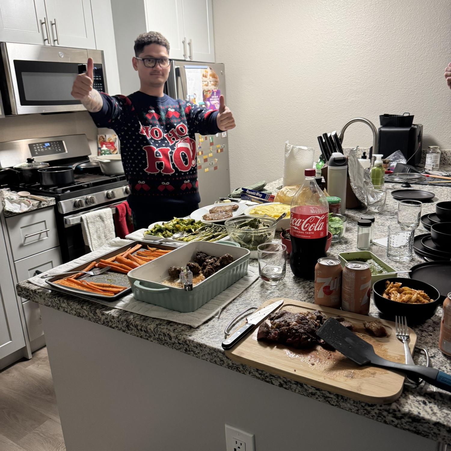 Hosting christmas dinner