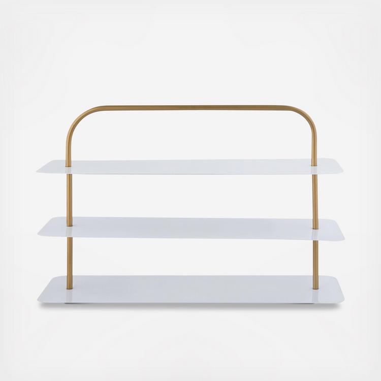 Happimess, Minimalist 3-Tier Thin Flat Plate Shoe Rack | Zola