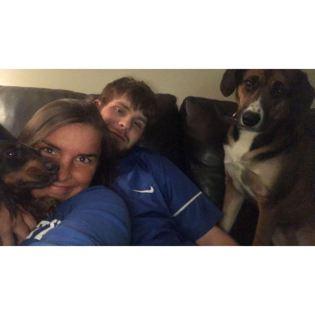 Our little family.