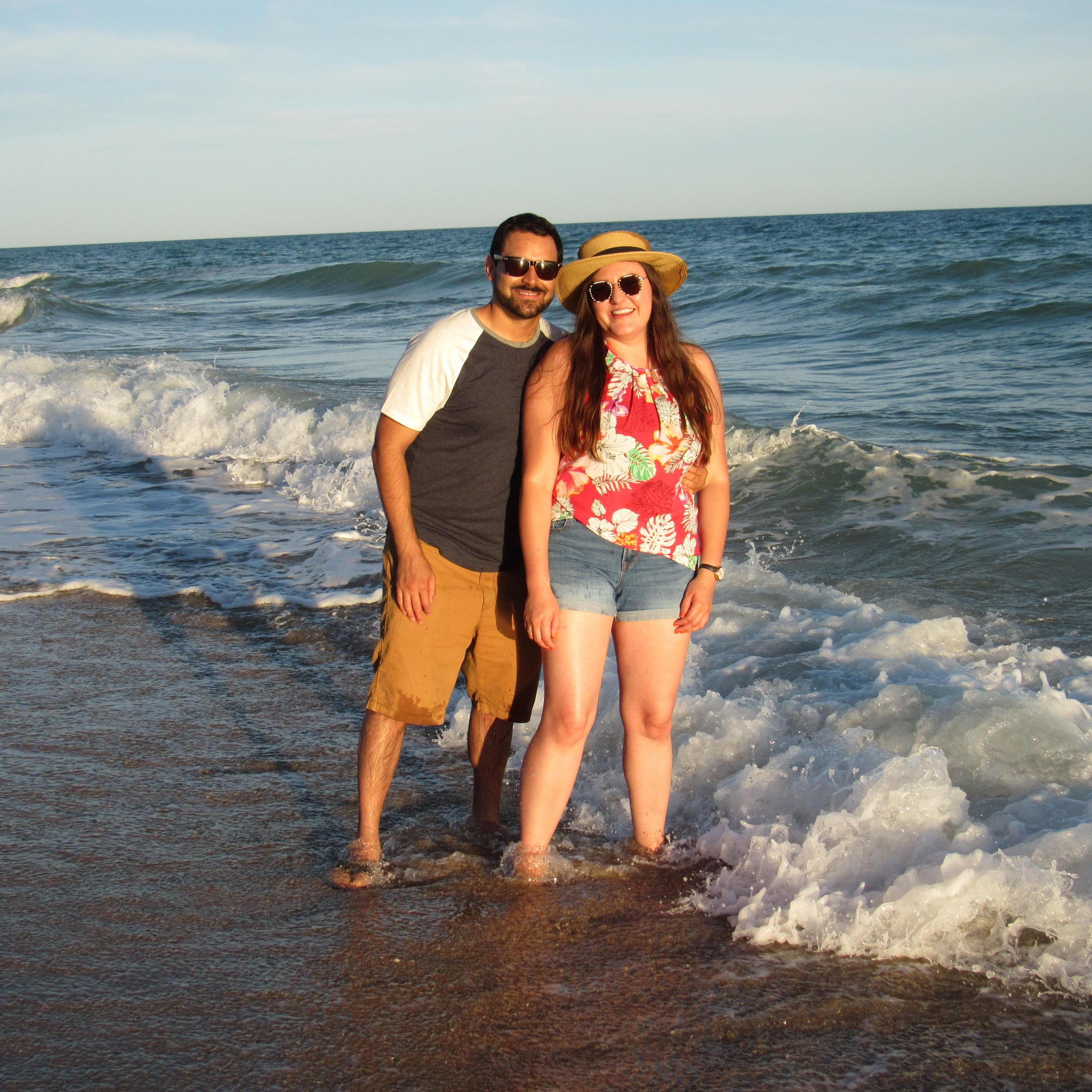 Here is a photo of us soaking up the sun on the beach of Puerto Penasco.