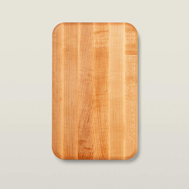 John Boos Chop-N-Slice Series Rectangular Wooden Maple Cutting Board 18”x12” – 1.25” Thick, 8-lb Reversible Butcher Block with Eased Corners & Edge-Grain – Made in the USA