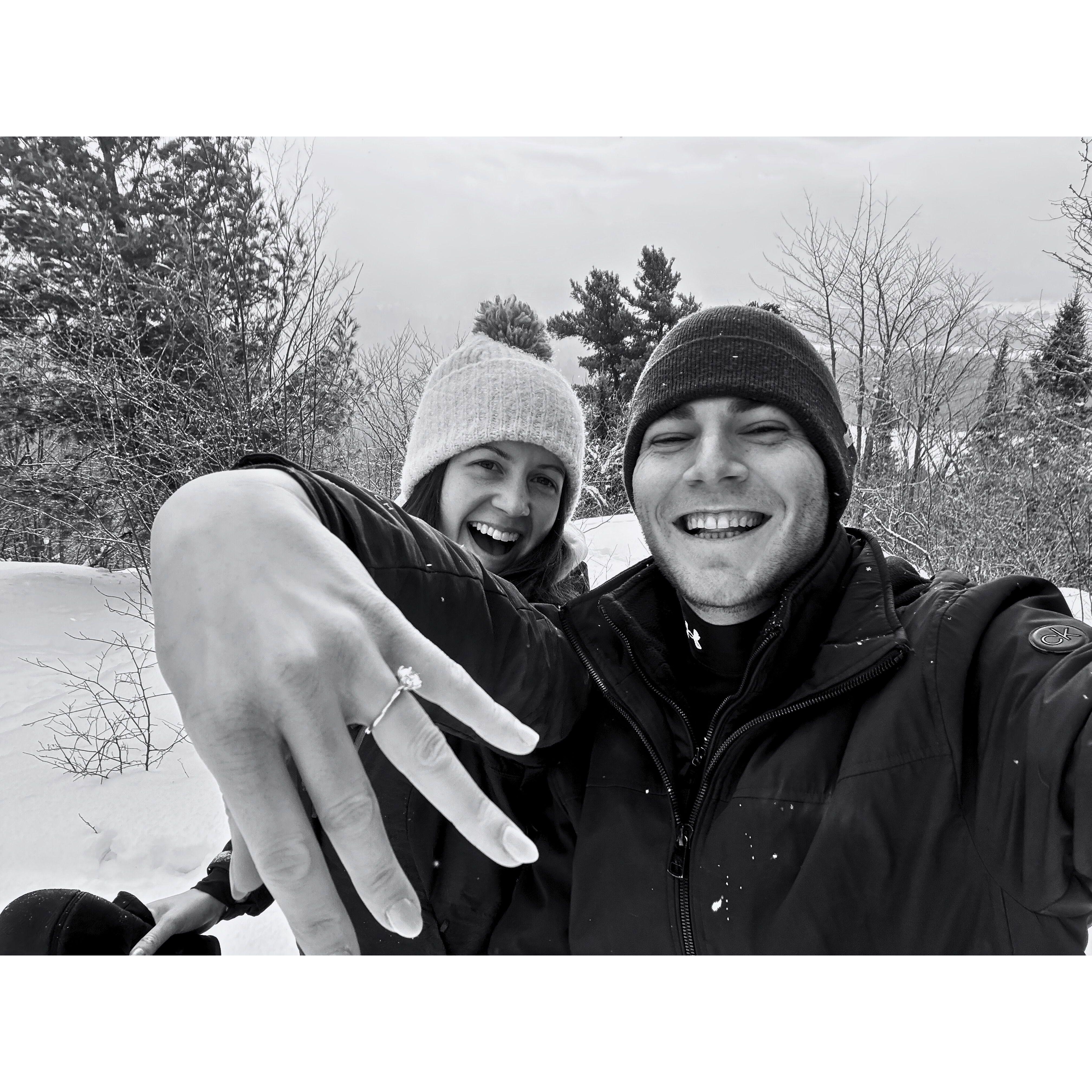 "Engagement Hike"
c. 2025
Lake Placid, NY