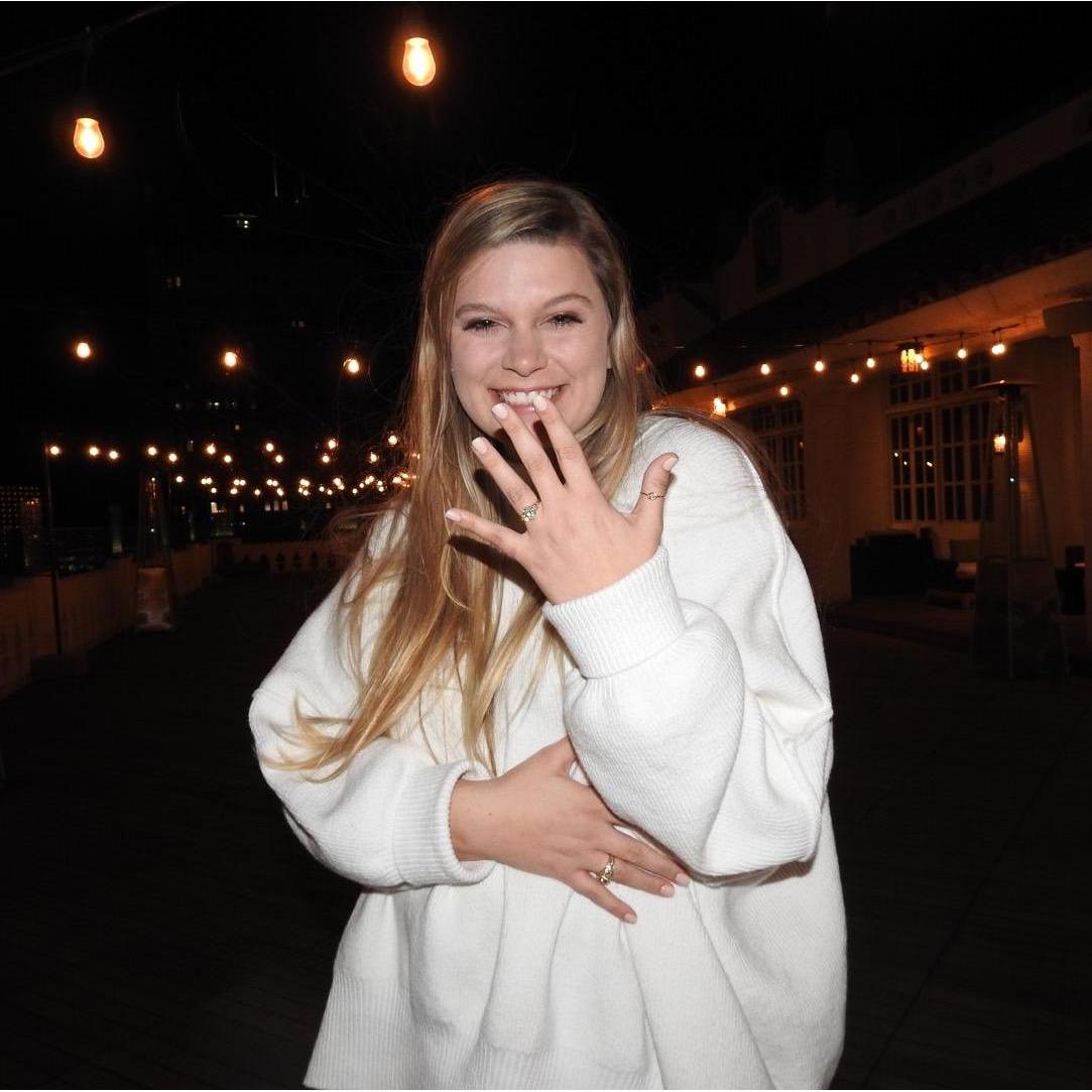 Kenzie could not contain her excitement!