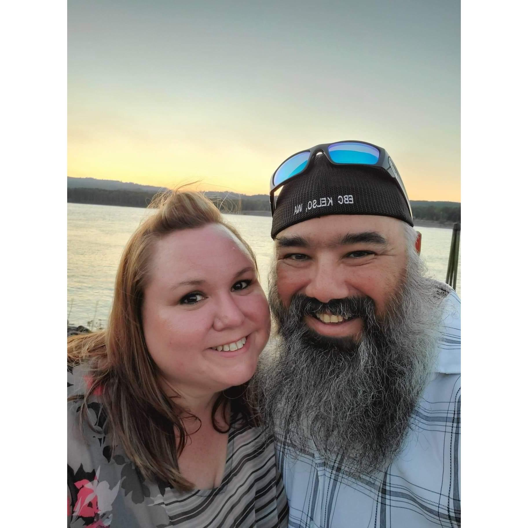 Sunset walk down at the Kalama Port!