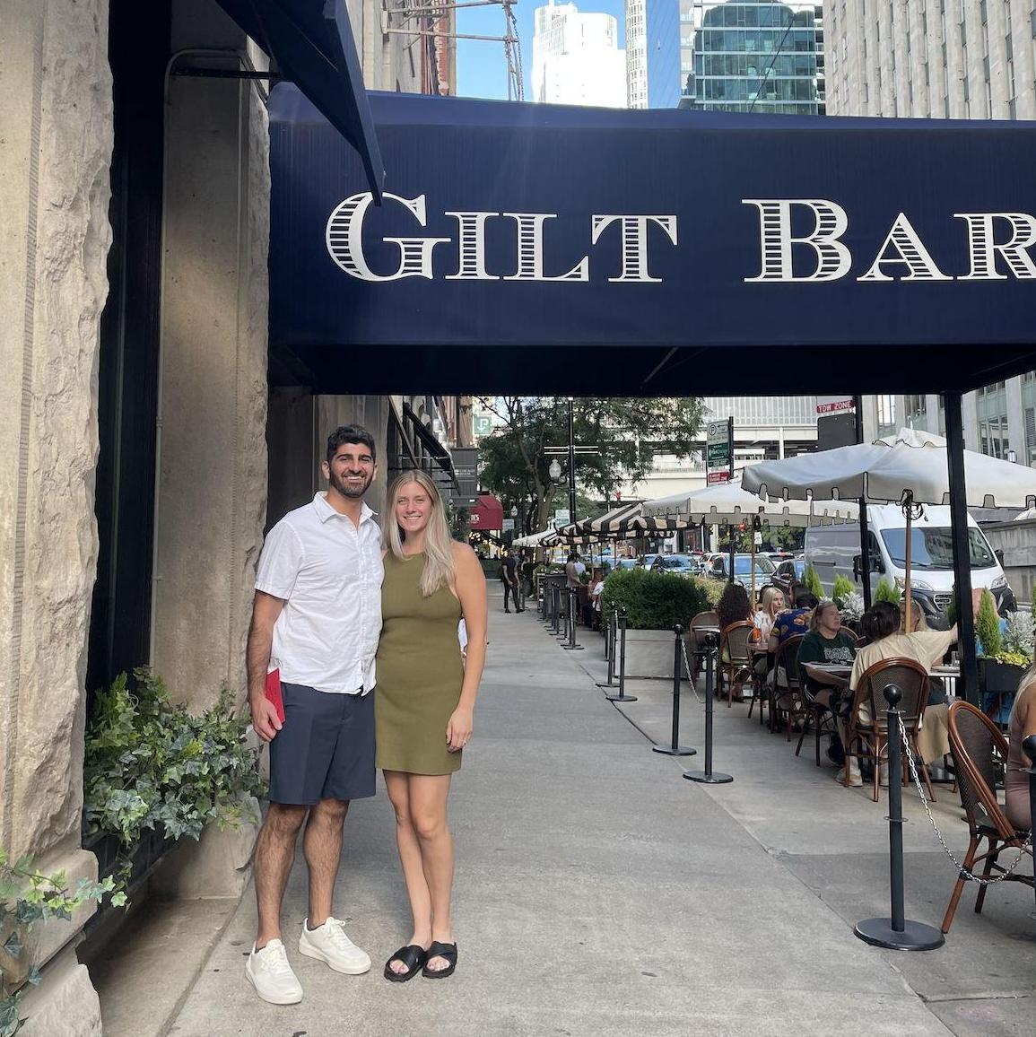 Our third anniversary at Gilt Bar