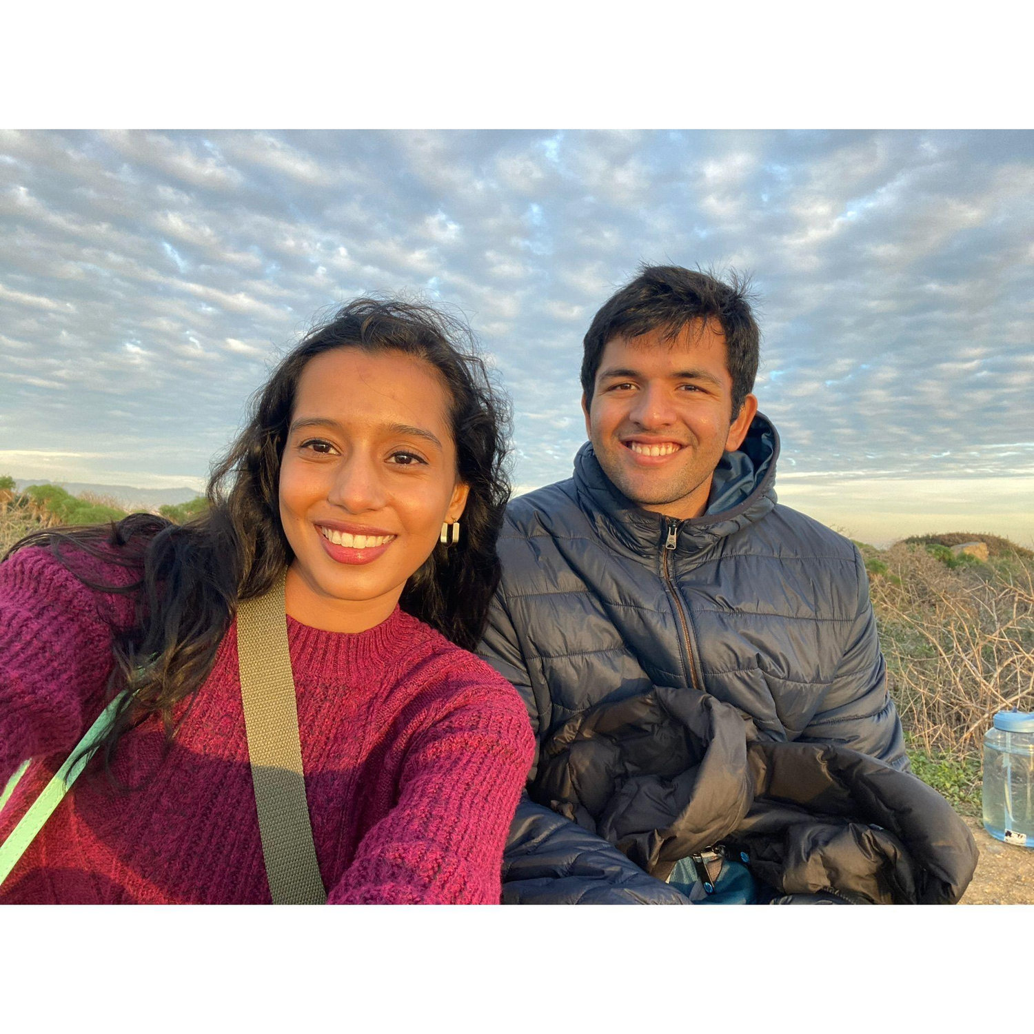 At our favourite beach in Malibu, Point Dume