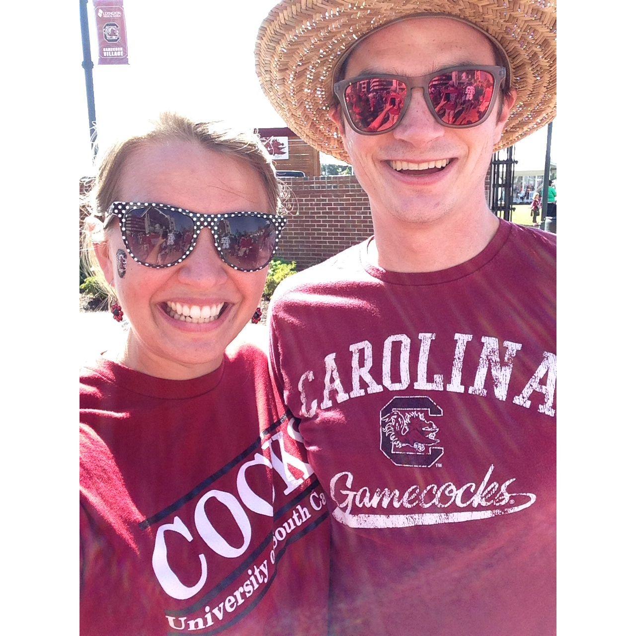 One of our first USC Football games 2014