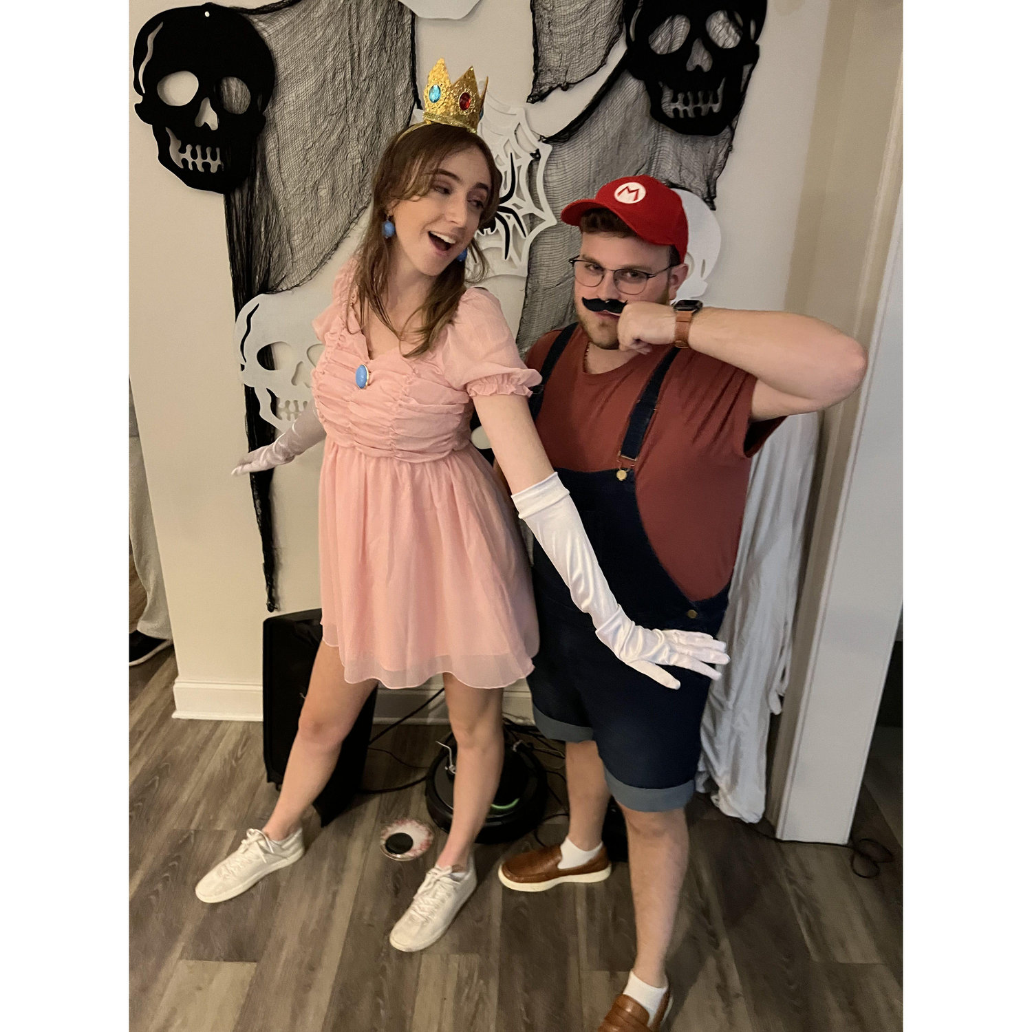 Fall 2023 was our first Halloween as a couple, we went as Mario and Princess Peach!