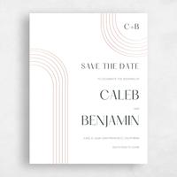 White Wedding Save the Date - Goodwin Portrait