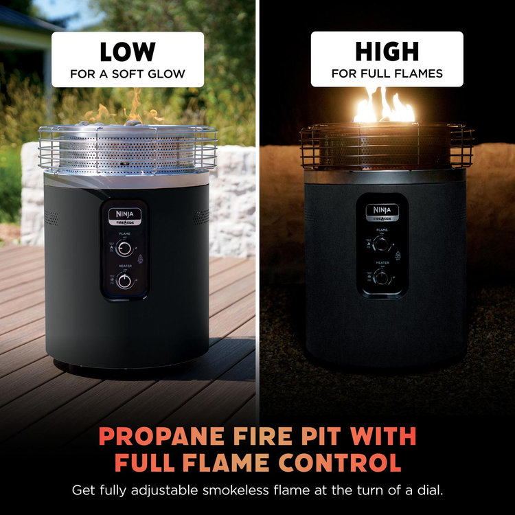 Ninja, Fireside360 Outdoor Heater & Fire Pit | Zola