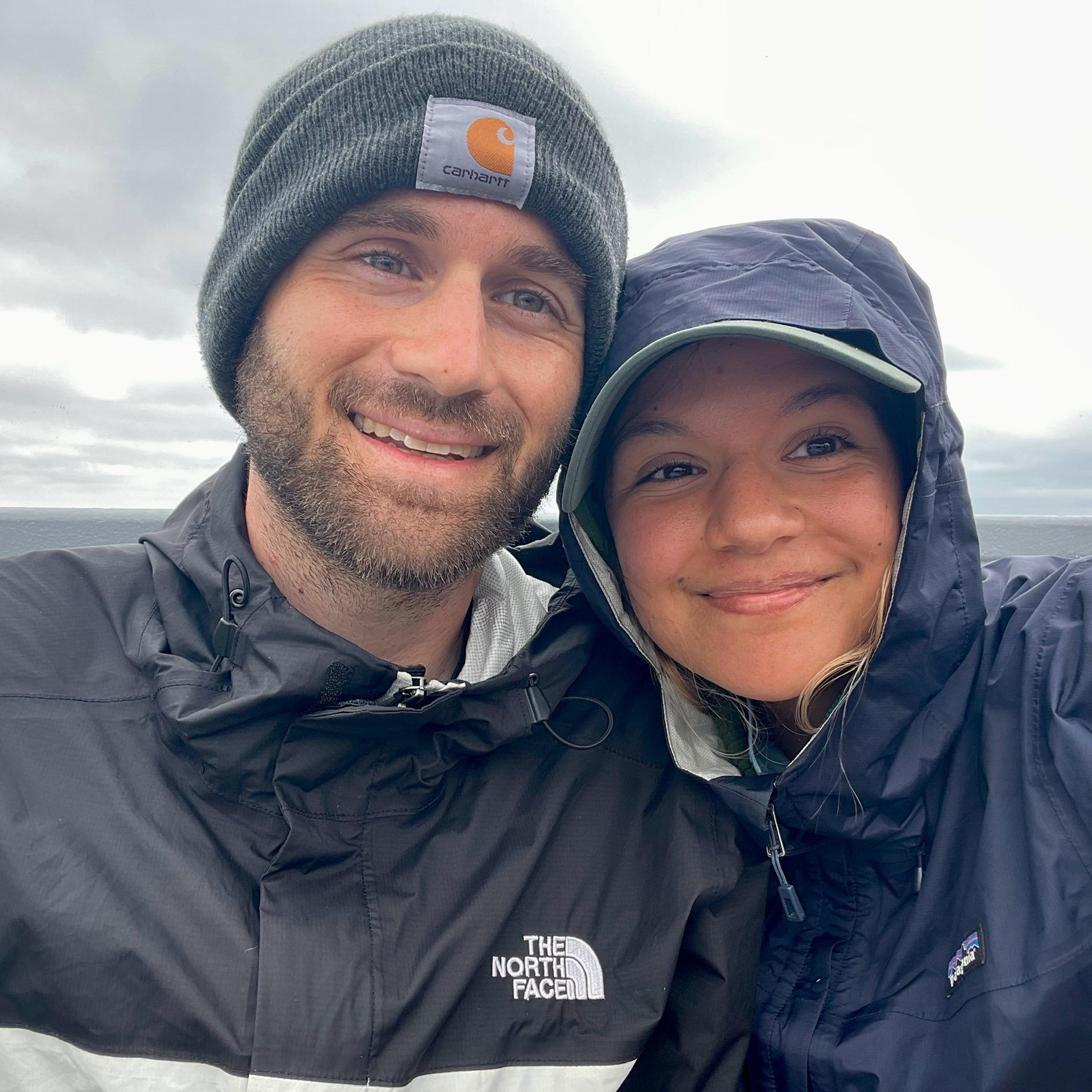 East Coast Trail (1/5) JD and Steph in Newfoundland, Canada during their first thru-hike together in July 2022