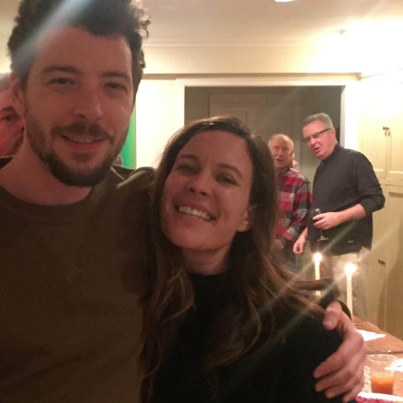 Thanksgiving 2018 at Sarles. It was getting serious (-ly fun!) quickly and that got some attention, lol! ;-)