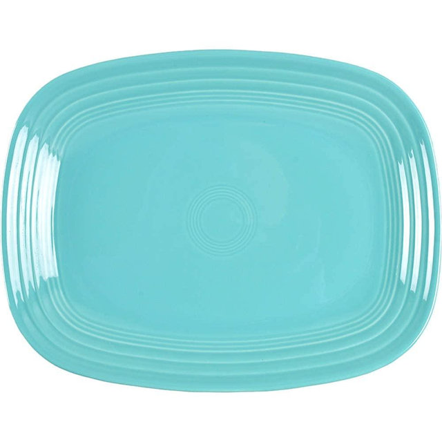Fiesta Homer Laughlin Turquoise 11" Rectangular Serving Platter