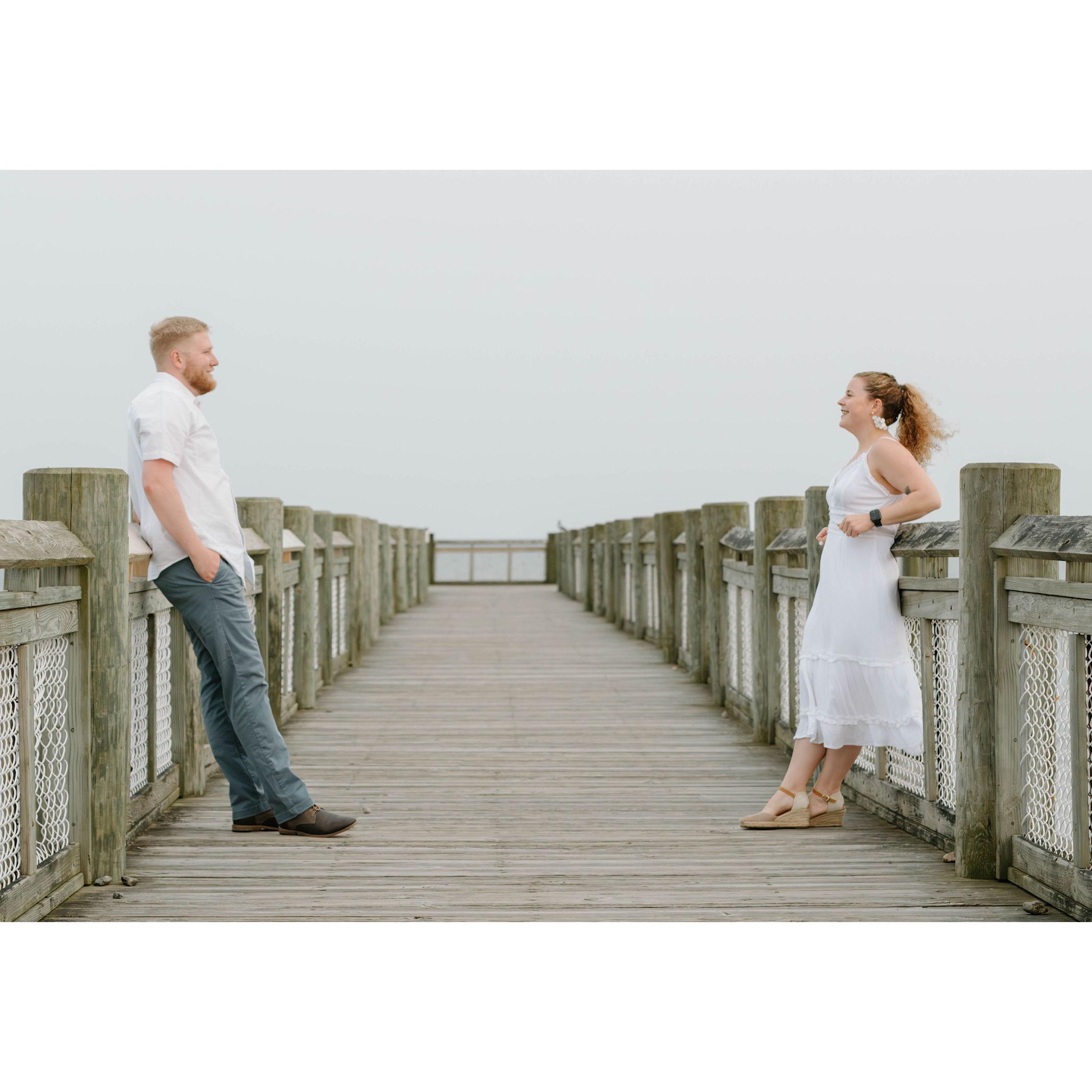 Engagement photos on the beach we live on :)