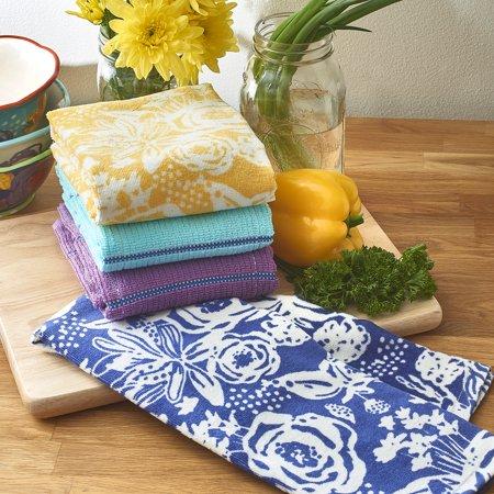 The Pioneer Woman Cotton Celia Kitchen Towels, 4 Piece