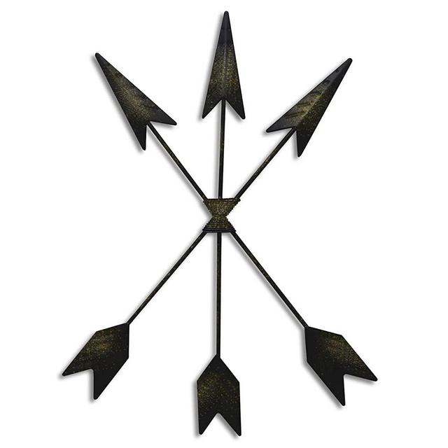 Large 3-Set Metal Arrow Wall Decor - Arrows Wall Decor - Native American Decor - Arrow Decor - Western Decor - Medieval Decor - Native American Art - Aztec Wall Decor - Masculine Wall Decor