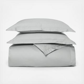 Percale 3-Piece Organic Duvet Set