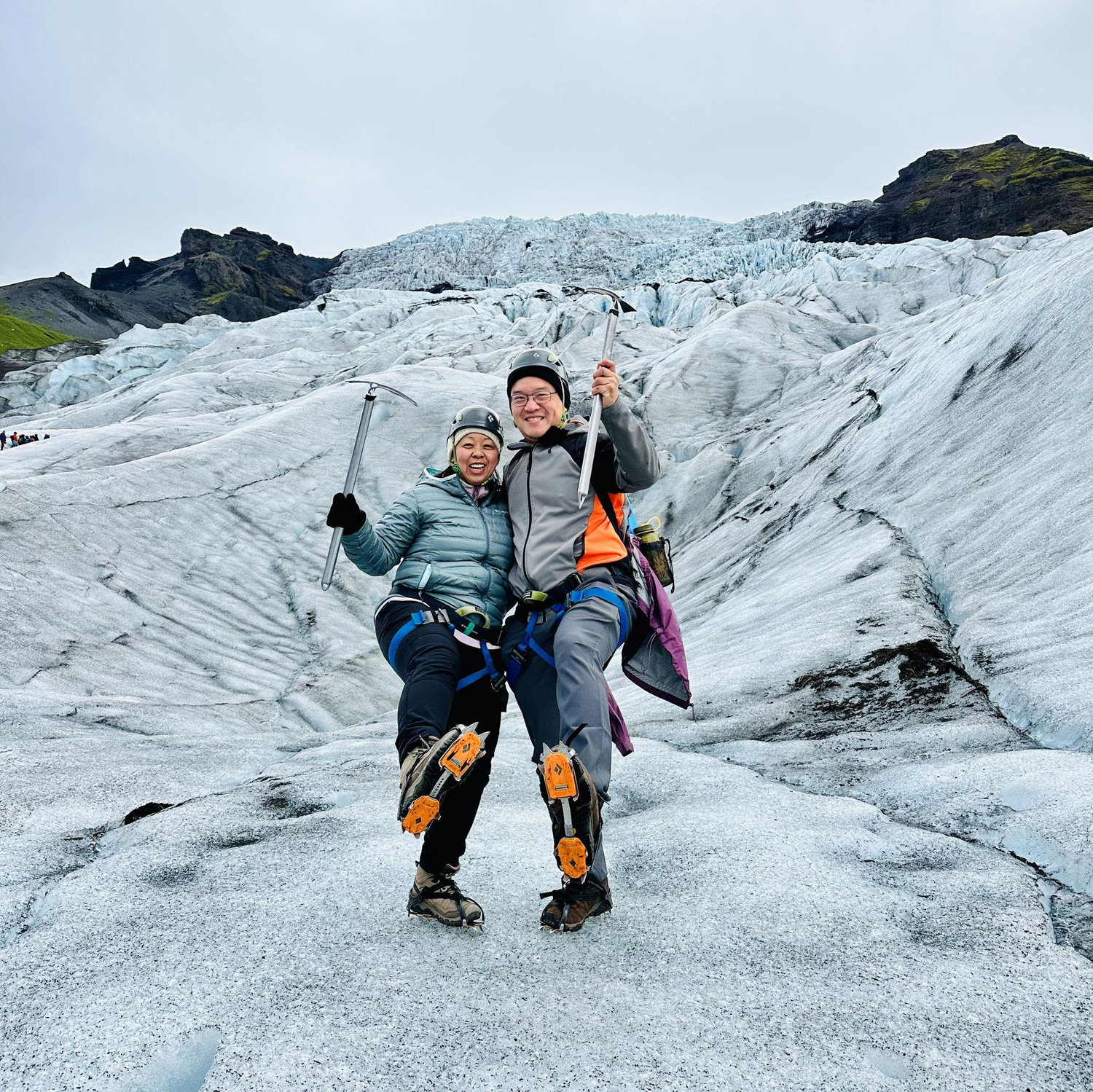 Glacier hike in Iceland.