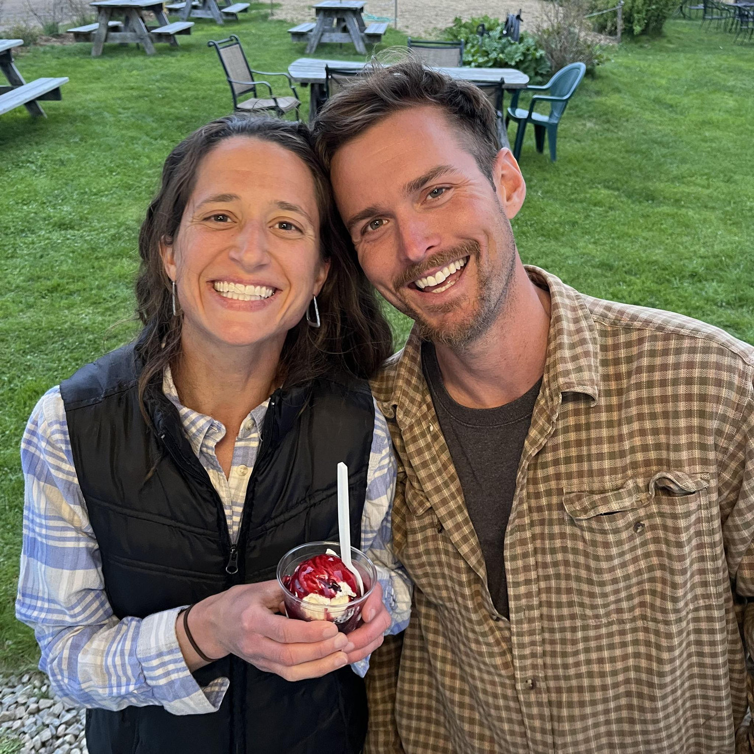 visiting our friend, Marla, at her food truck (Northern Feast)