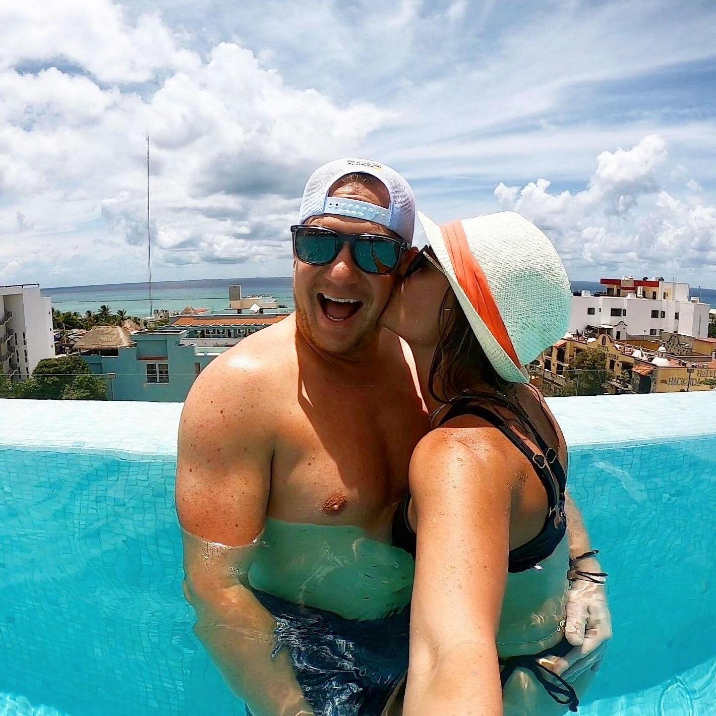 Our first international beach destination together, Playa del Carmen, Mexico! Stevie was hoping Keith would ask her to be his girlfriend on this trip.. but he didn't.