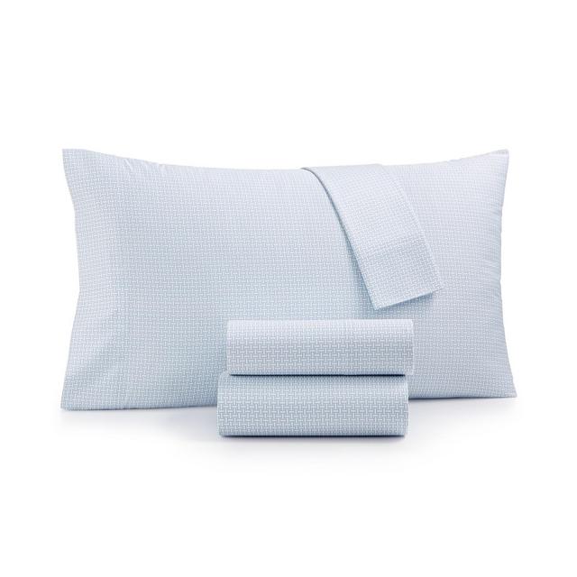 Charter Club Damask Designs Wovenblock Supima Cotton 550 Thread Count 4-Pc. King Sheet Set, Created for Macy's