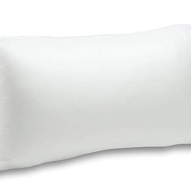 Foamily 12" x 20" Premium Hypoallergenic Lumbar Stuffer Pillow Insert Sham Square Form Polyester, Standard/White