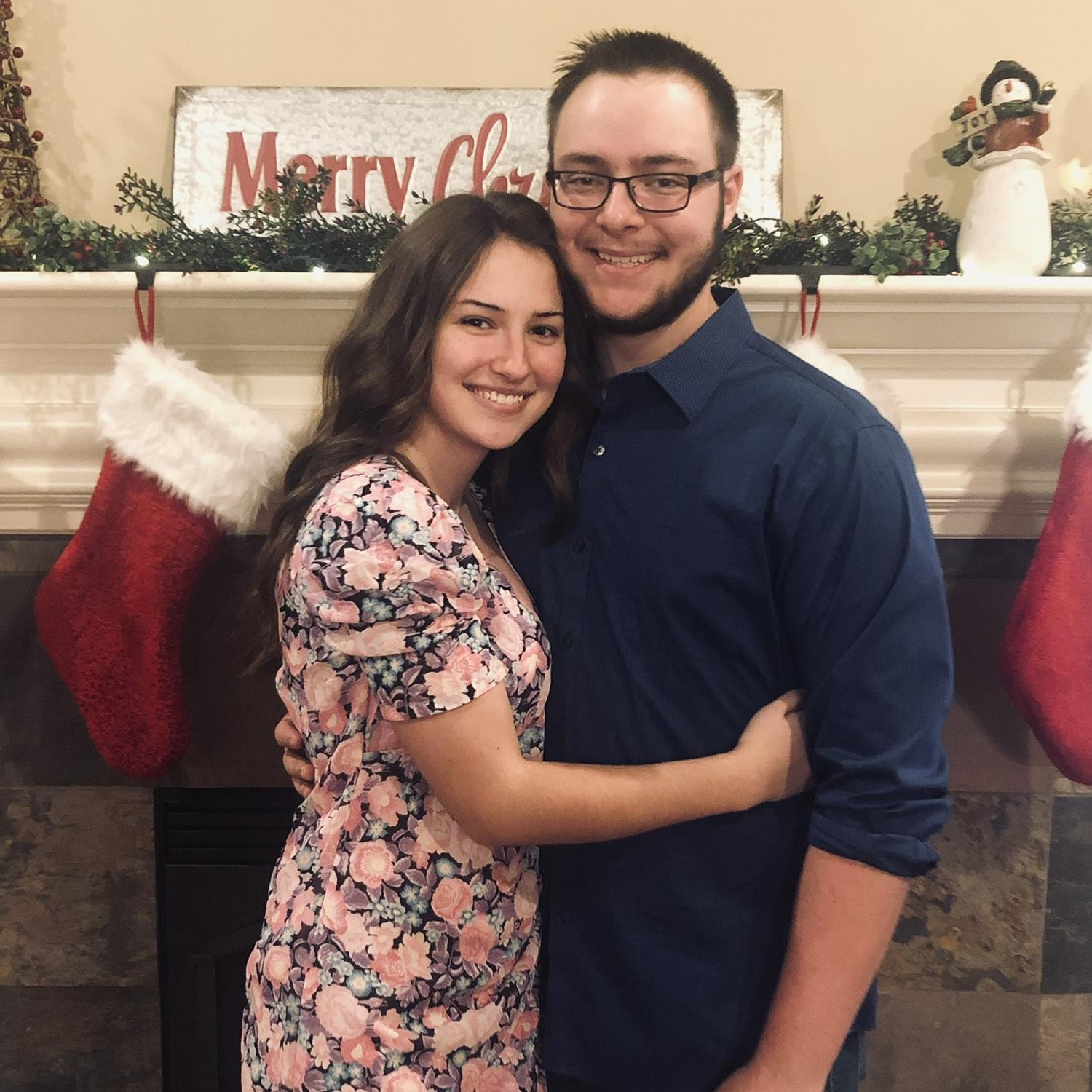 Our first anniversary dinner in 2020