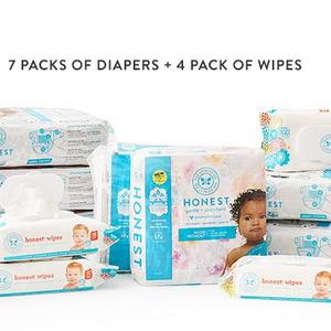 Diapers & Wipes: Honest Company (79.95/month) - Environmentally Friendly