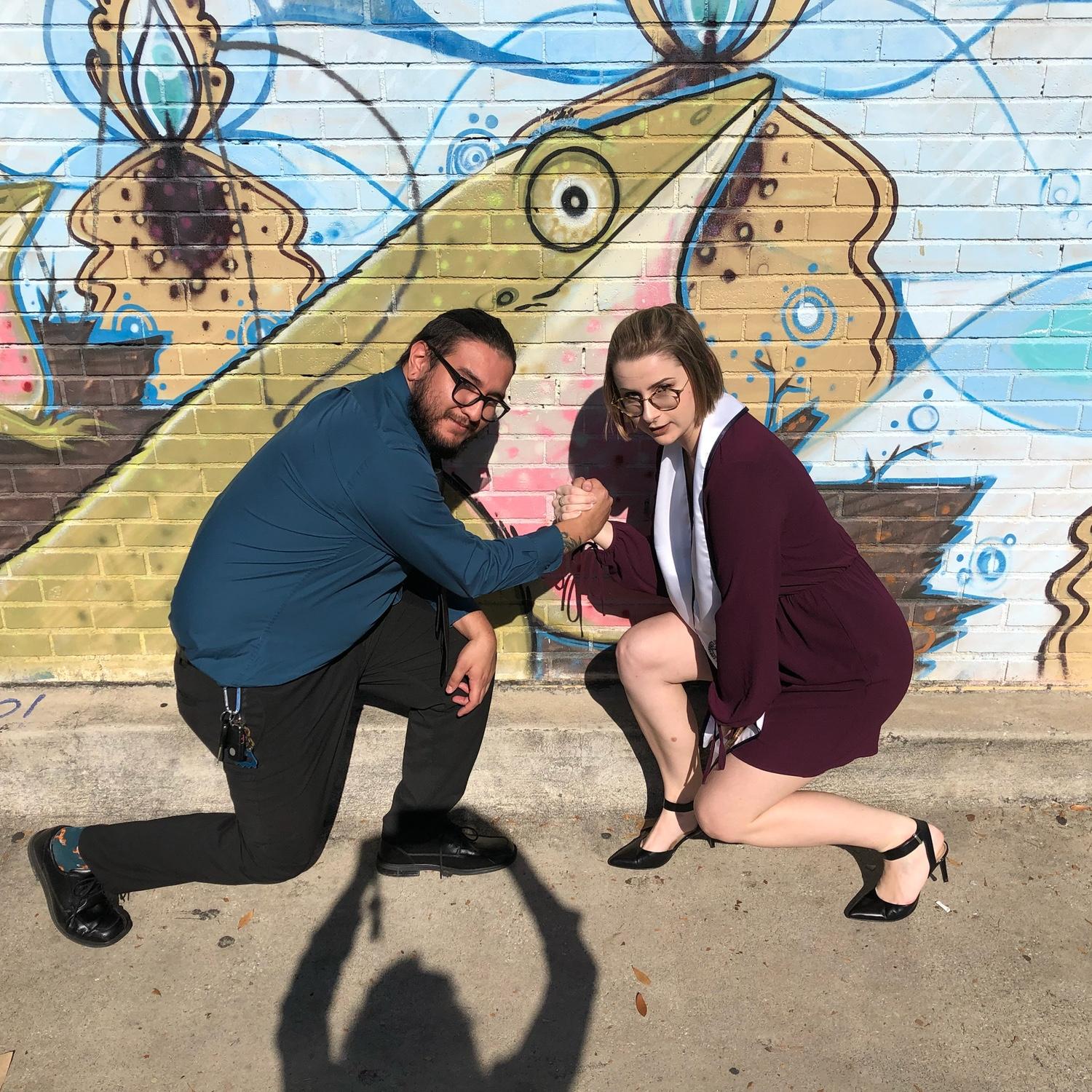 Julia graduates UNF with her B.S. (2018)