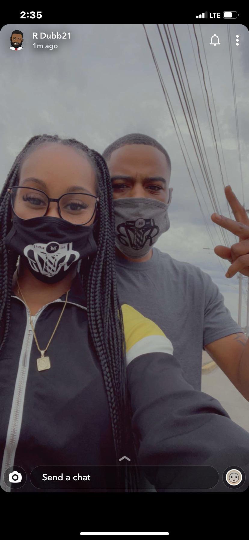 Rockin our Rod the Barber masks 2021