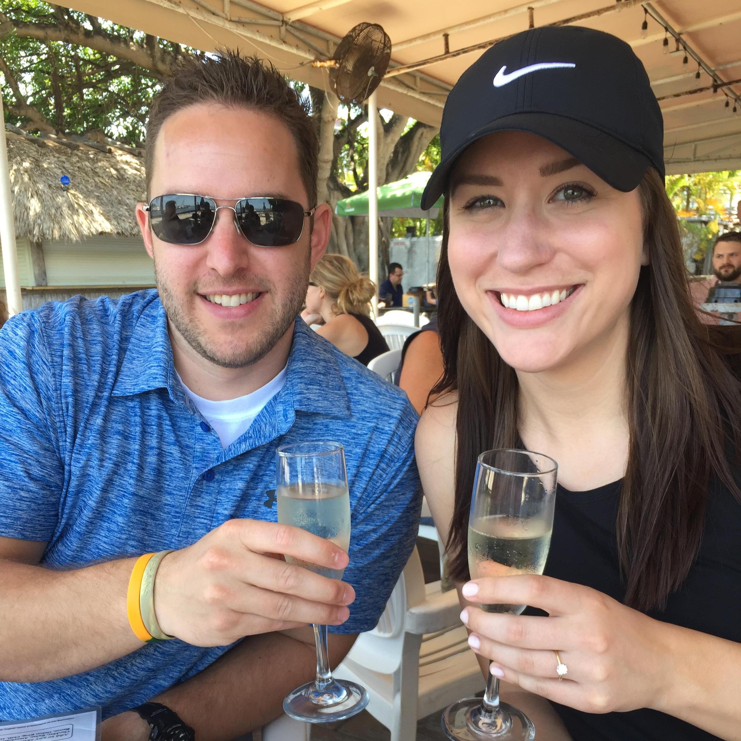 Engagement celebrations at Scotty's!
May 2017
Miami, FL